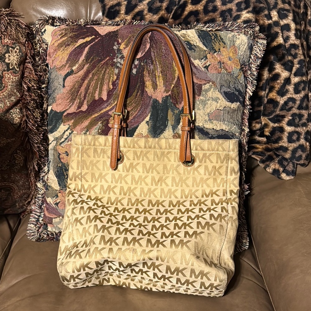 Michael Kors Tan Tote Bag